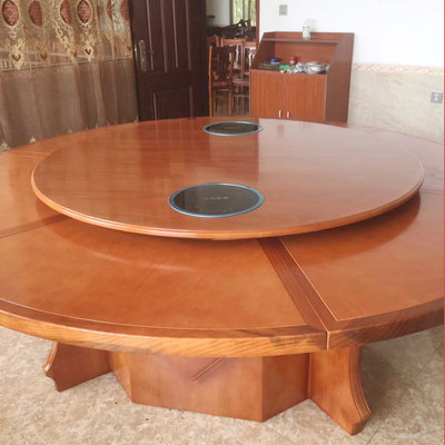 免安装双炉火锅桌转盘